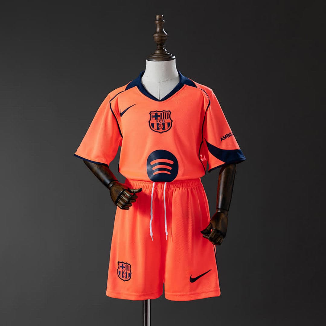 Conjunto Barcelona Niños Away Kids - Vista 1