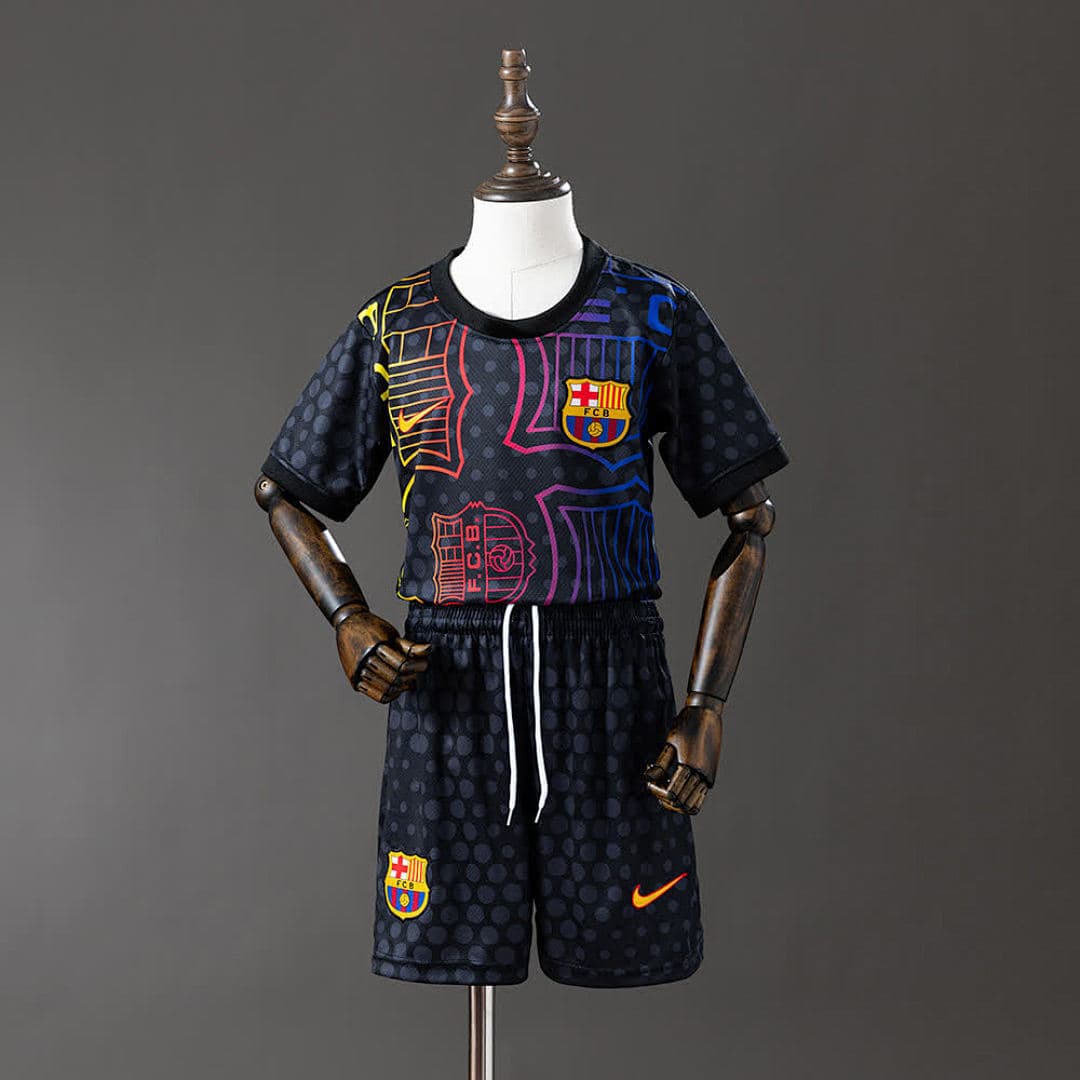 Conjunto Niños Barcelona Training Kit Kids - Vista 1