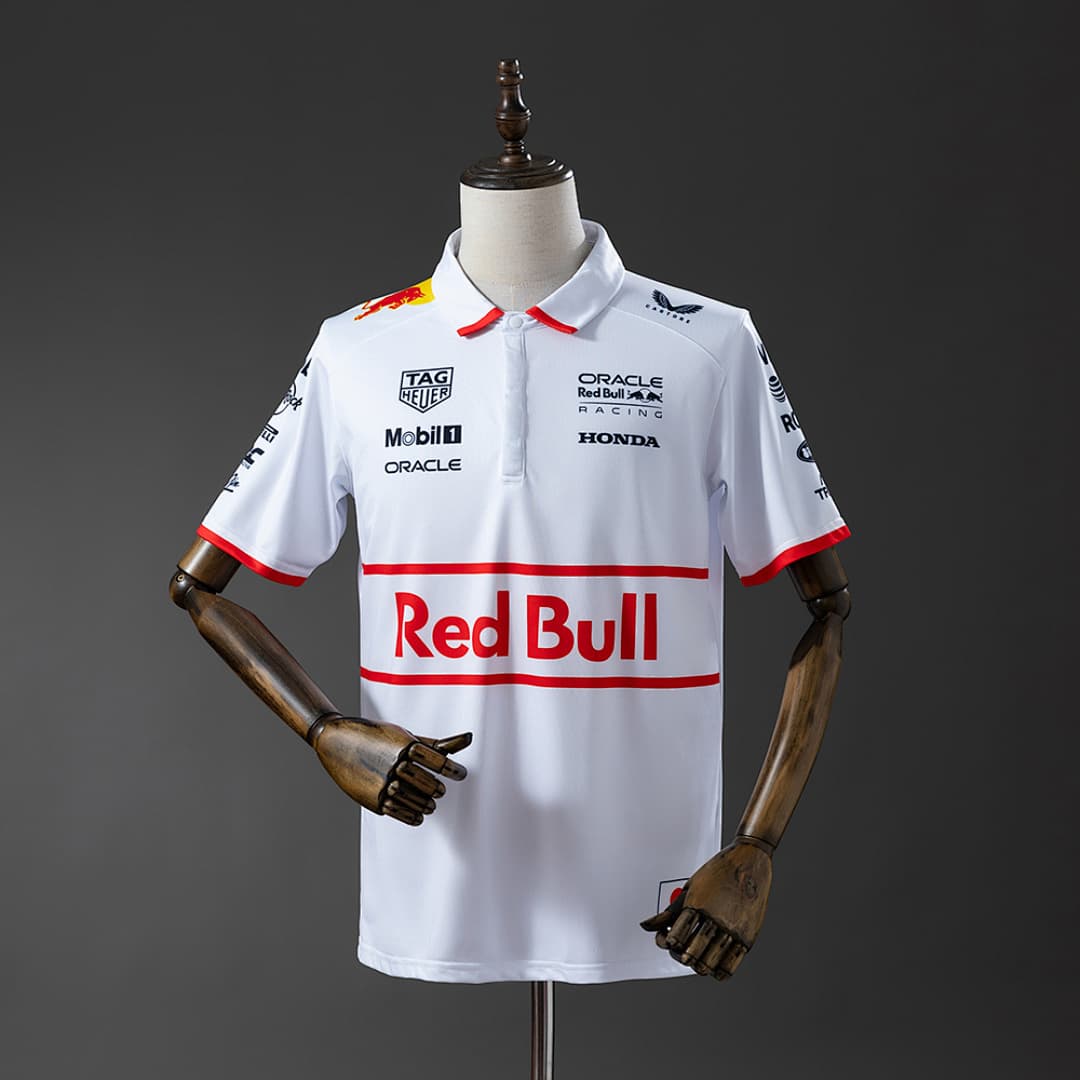 F Red Bull Polo White - Vista 1